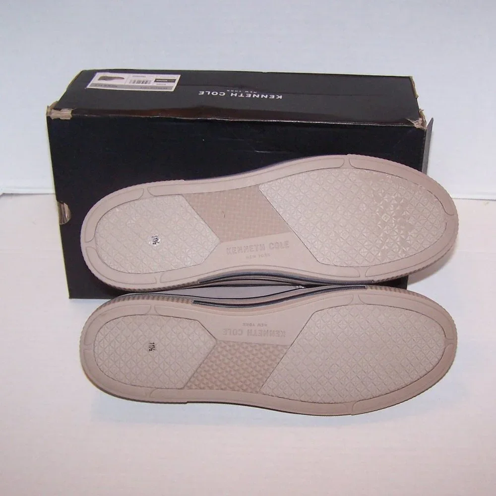NEW MEN'S KENNETH COLE SHORE BROWN CASUAL FAUX SUEDE SHOES. - Picture 9 of 9